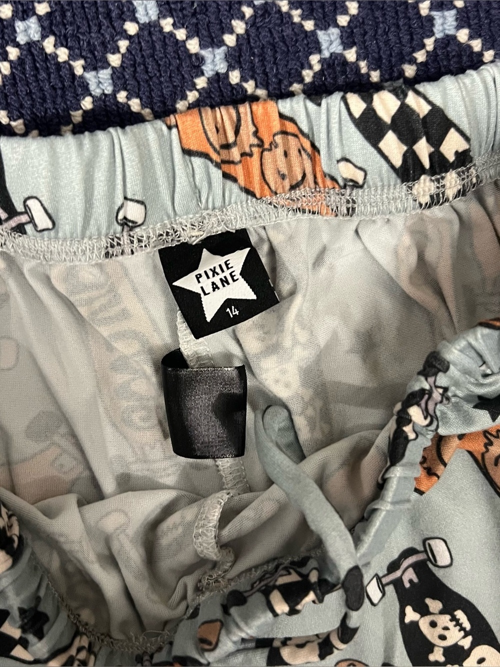 Pixie Lane Skateboard Pajama Pants 14 - Picture 2 of 2